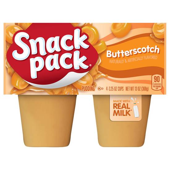 Snack pack Butterscotch Pudding (4 ct)