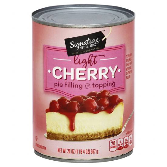 Signature Select Light Cherry Pie Filling or Topping