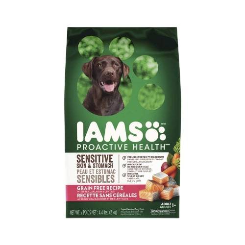 Iams sensitive store skin dog food