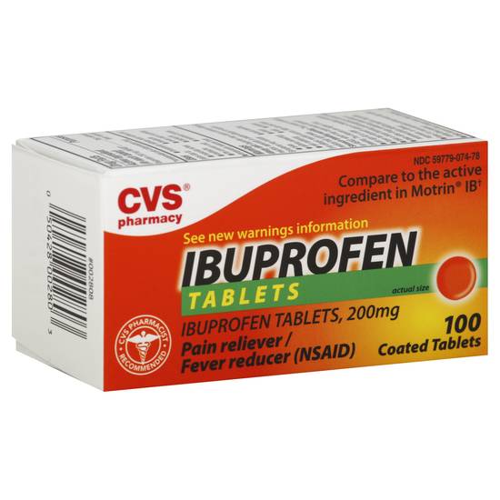 Cvs Pharmacy Ibuprofen Tablets