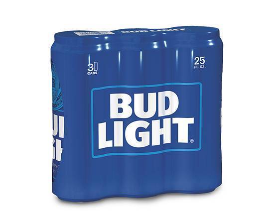 Bud Light, 3pk-25 oz Can Beer (4.2% ABV)