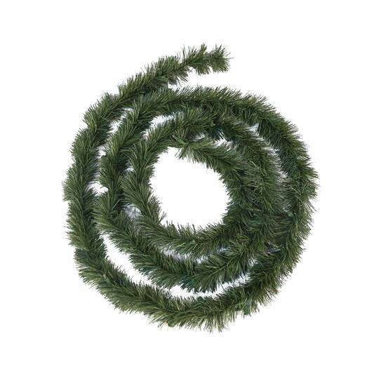 Ashland Pre-Lit Soft Garland, 12 ft, Green