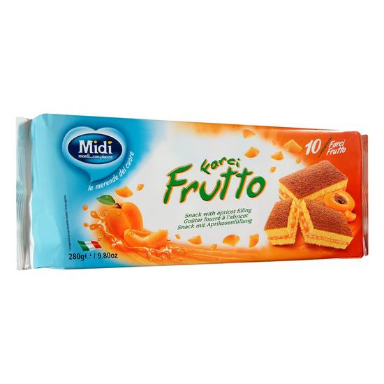 Midi · Apricot filling snack - Genoise au cacao (280 g - 360 g)