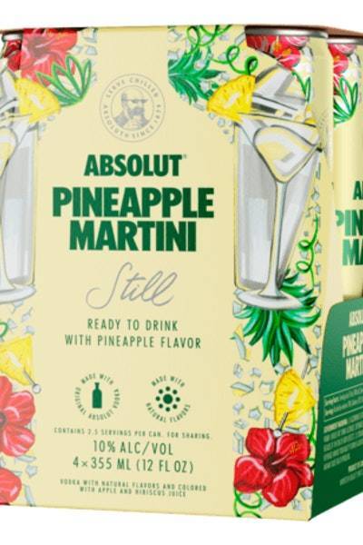 Absolut Pineapple Martini Cocktail (4x 355ml cans)