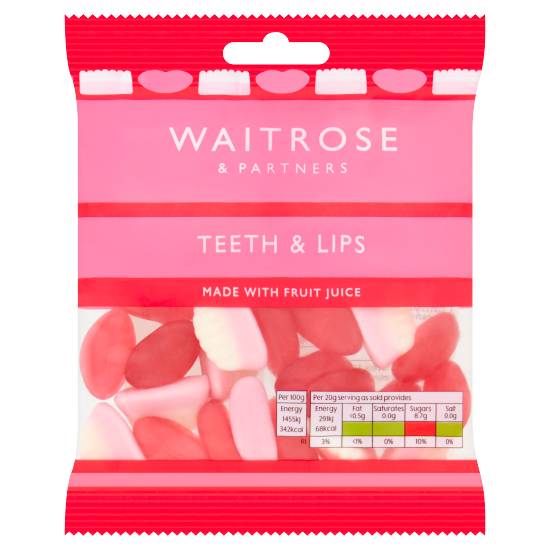 Waitrose Fruit Flavour Teeth & Lips