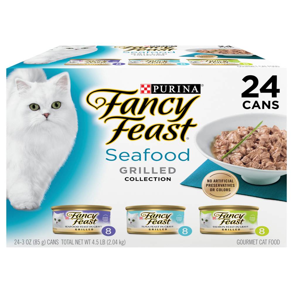 Purina Fancy Feast Seafood Grilled Collection (24 ct)