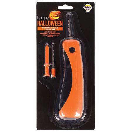 Festive Voice Happy Halloween Pumpkin Carving Saw Kit (3 ct)