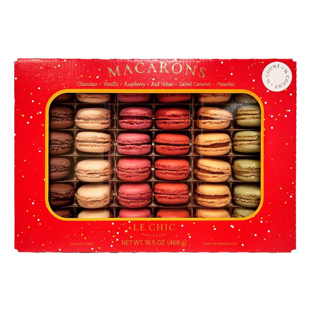 Le Chic Patissier Macarons (16.5 oz, 36 ct)