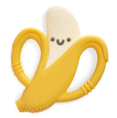 itzy ritzy Chew Crew Silicone Teether Banana
