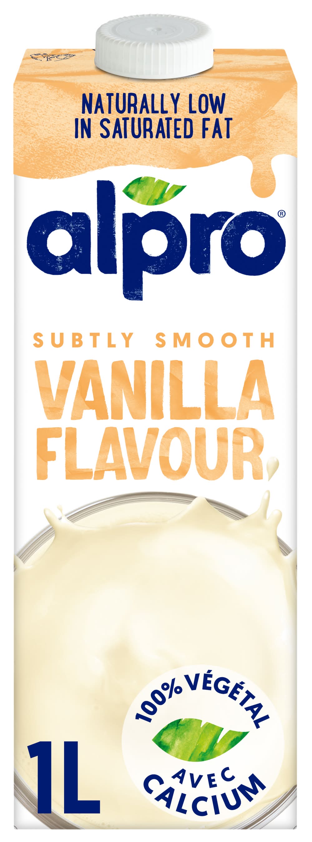 Alpro - Boisson végétale au soja, vanille (1L)