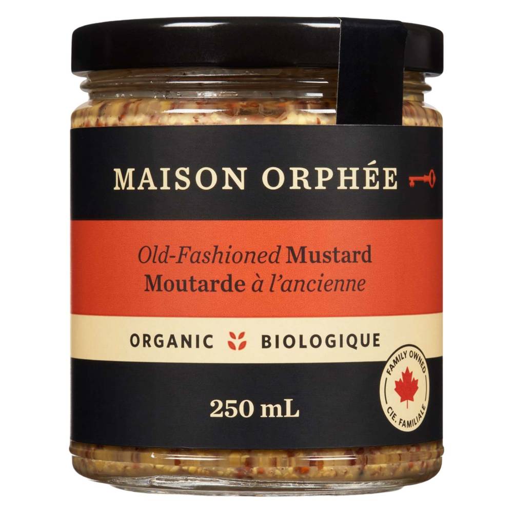 Maison Orphée Old Fashioned Prepared Mustard (250 ml)