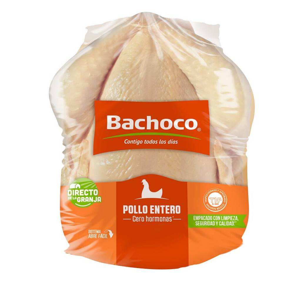 Bachoco pollo entero con visceras (unidad: 2.5 kg aprox)