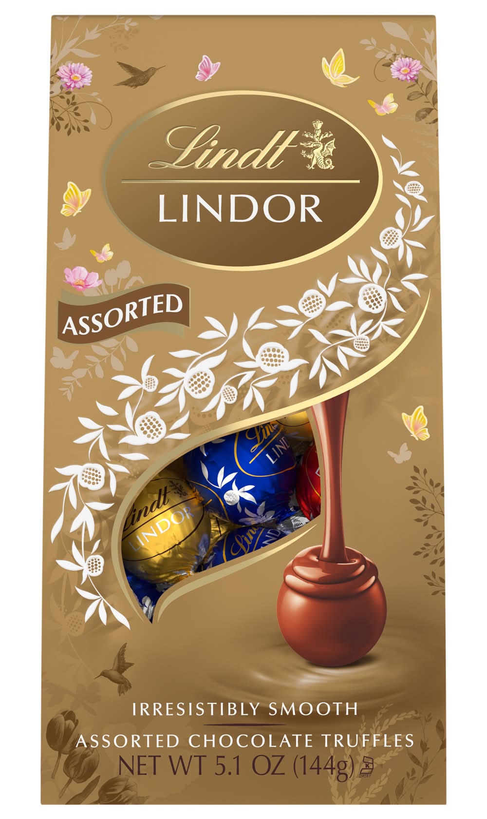 Lindt Lindor Chocolate Truffles, Assorted (5.1 oz)