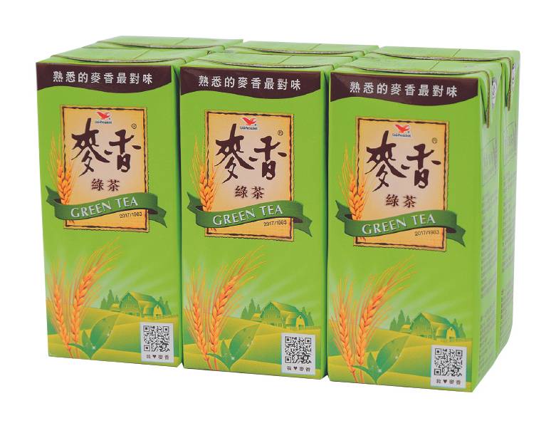 統一麥香綠茶 | 6×375 ml #19013274