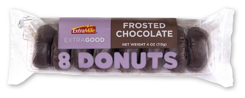 ExtraMile Frosted Chocolate Donuts 4oz