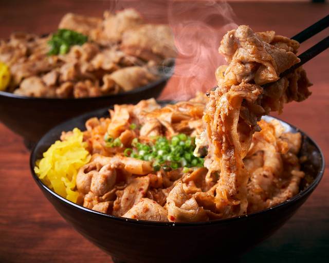 大盛スタミナ肉丼 ニンニク野郎 ぷらりと京王府中店のデリバリー