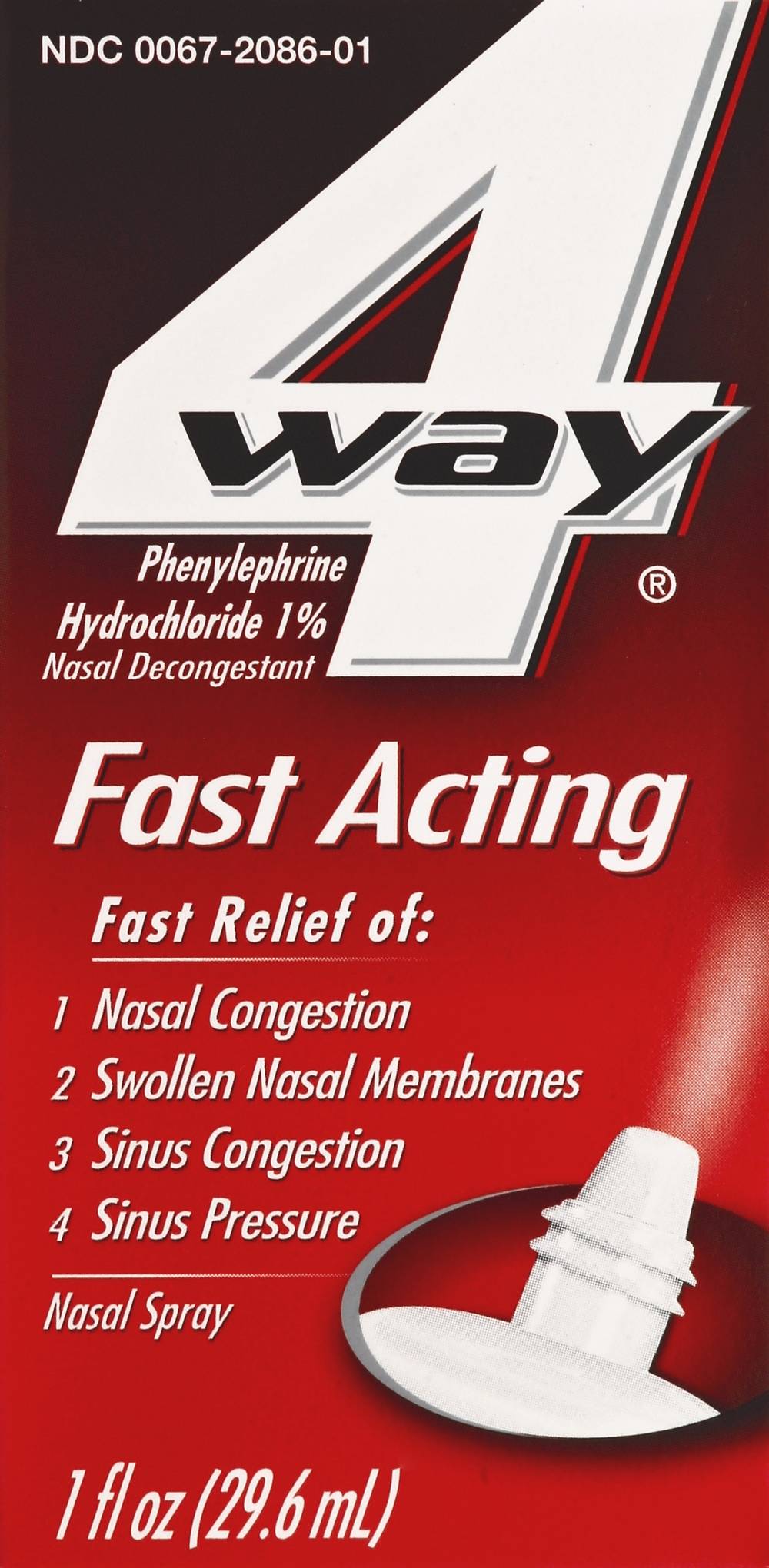 4 Way Fast Acting Nasal Congestion Relief (1 fl oz)