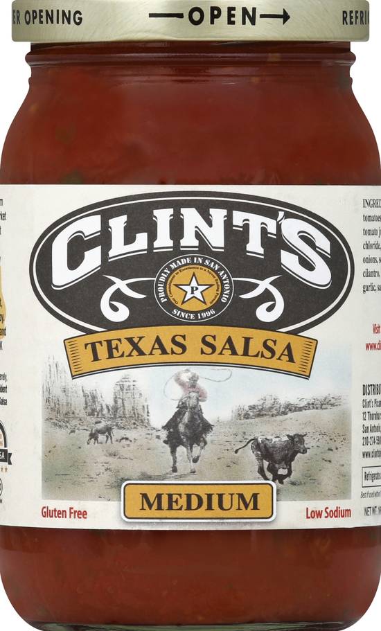Clints Medium Texas Salsa