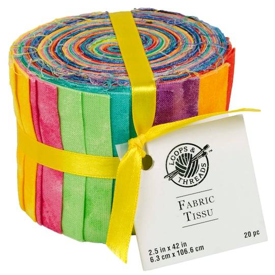 Multicolor Fabric Strips By Loops & Threads