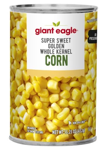 Giant Eagle Corn Super Sweet Golden Whole Kernel (15.25 oz)