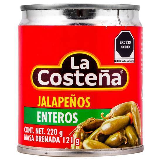 La costeña chiles jalapeños en escabeche (220 g)