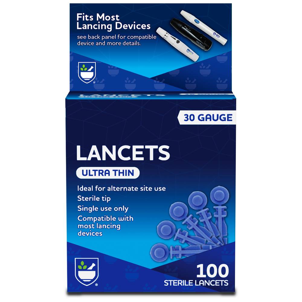 Rite Aid Lancets, 30 guage (100 ct)