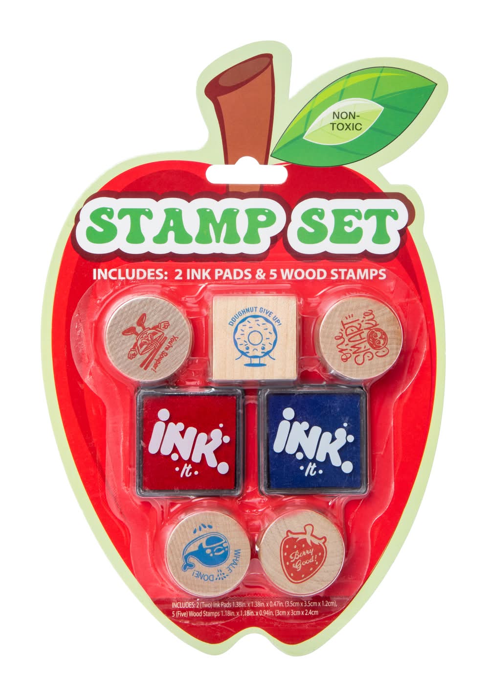Wood Stamp Set 7-Piece