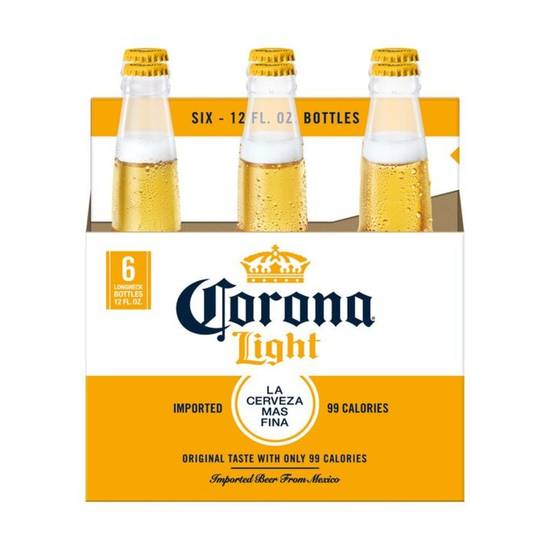Corona Light Imported Mexican Larger Beer (6 ct, 12 fl oz)