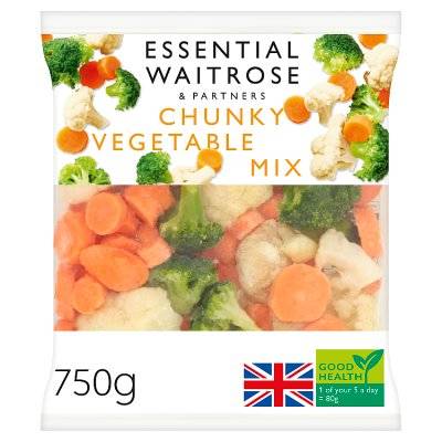 Essential Frozen Chunky Vegetable Mix