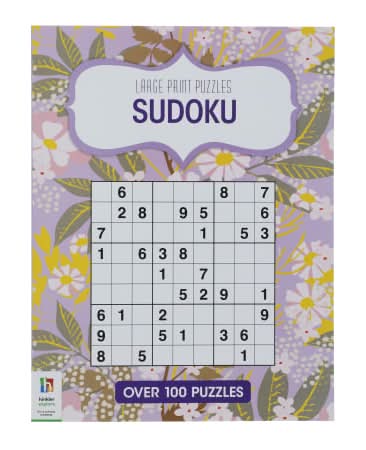 Large Print Sudoku Puzzles Sudoku Puzzles