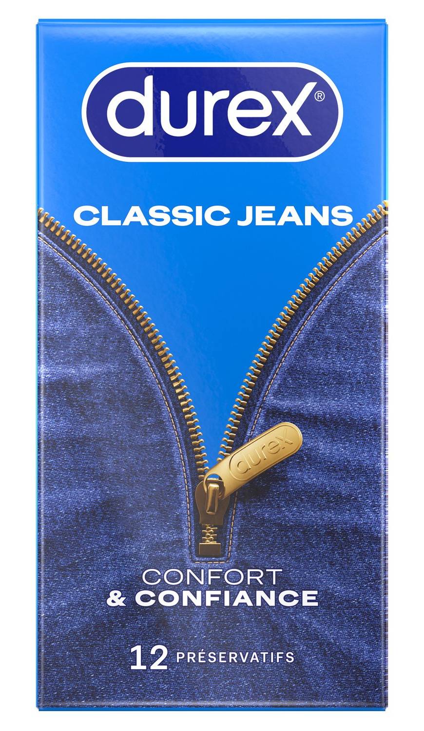 Durex - Préservatifs classic jeans confort et confiance (12)