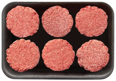 Signature Select 80% Lean Ground Beef Patties (25.6 oz)