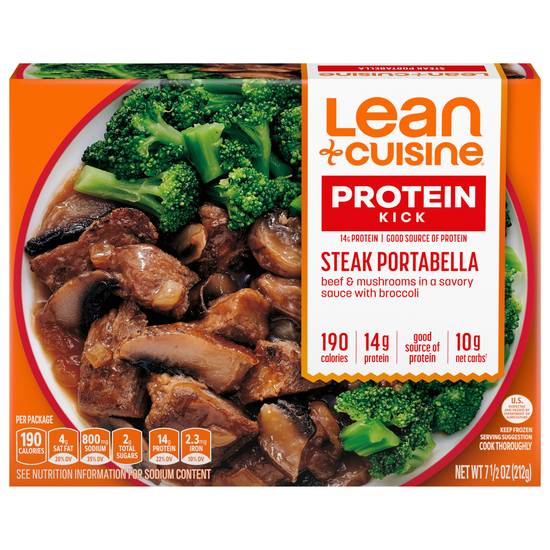 Lean Cuisine Features Steak Portabella