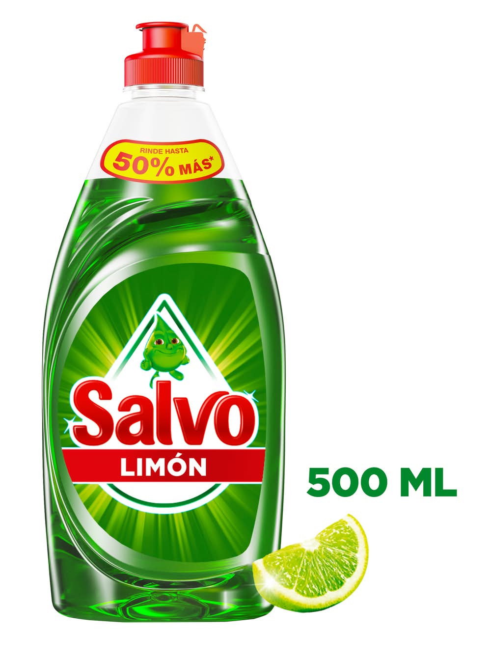 Salvo · Detergente líquido, limón (500 ml)