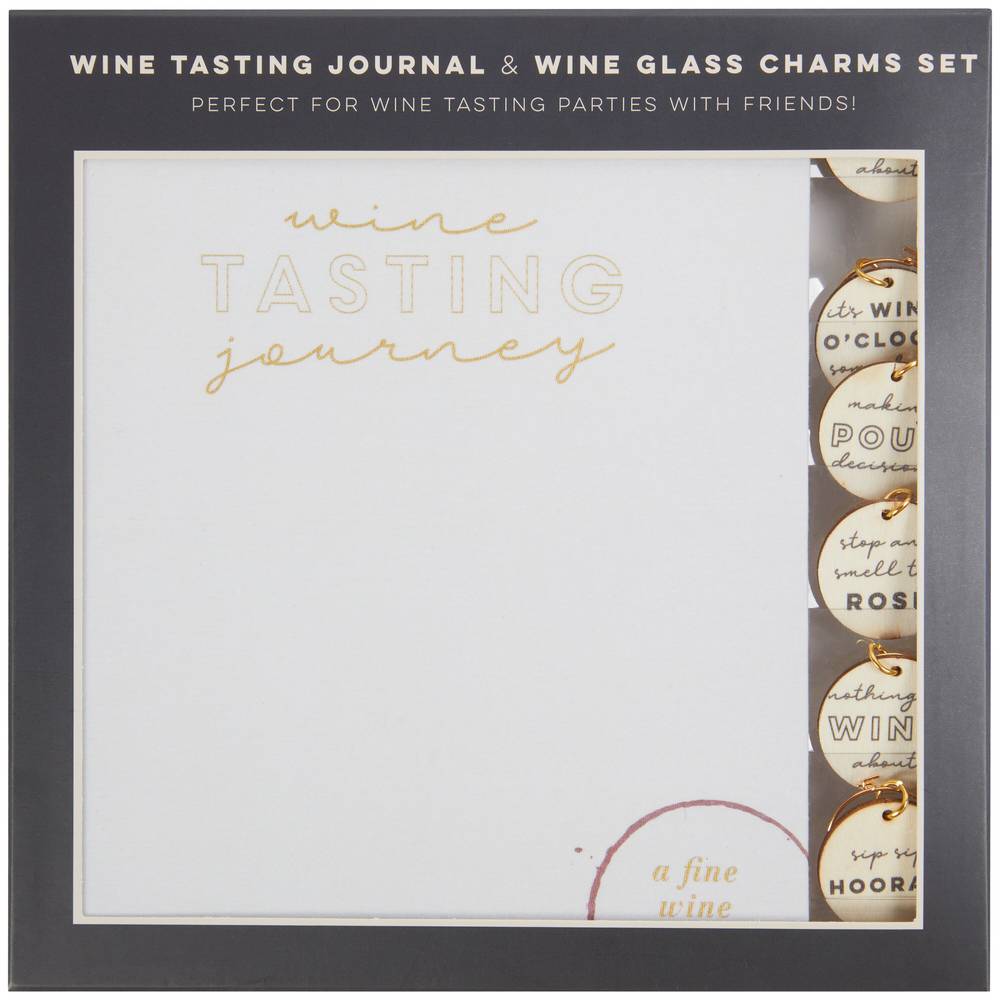 Markings Wine Tasting Prompted Journal Gift Set