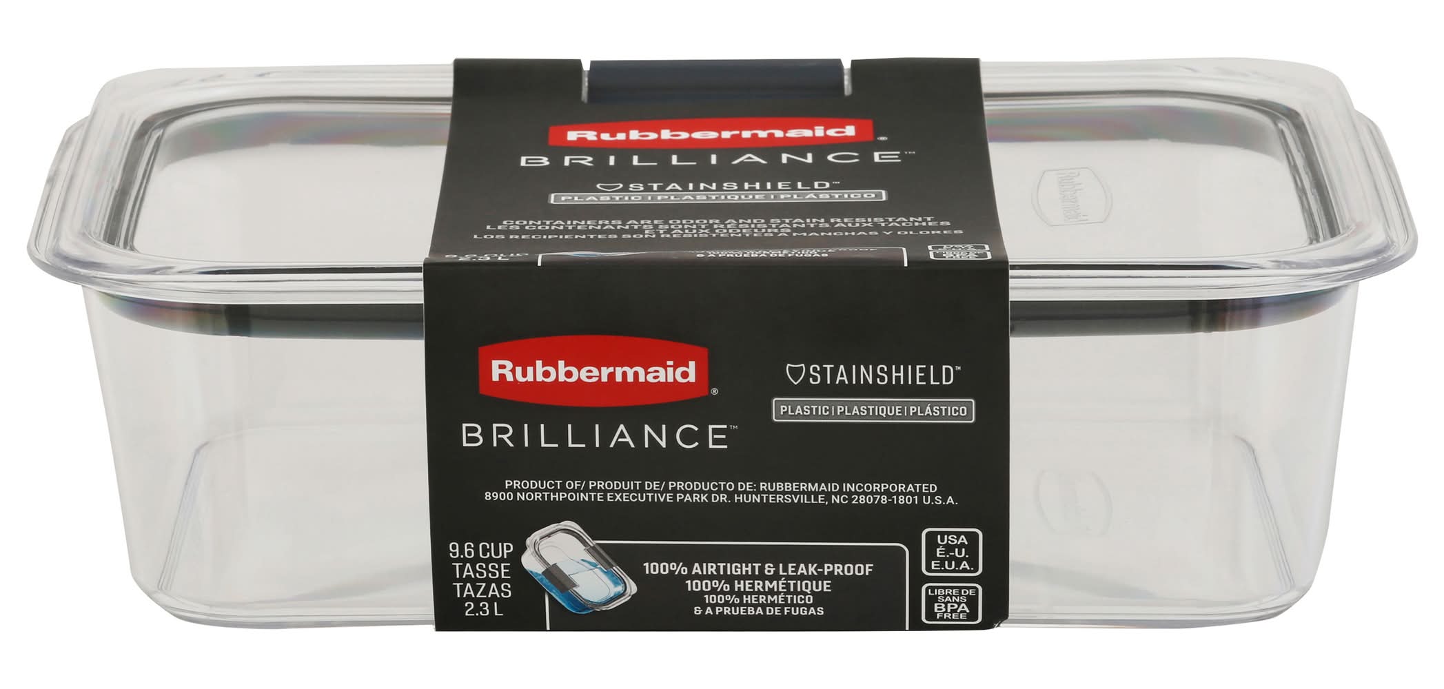 Rubbermaid Leak Proof Container