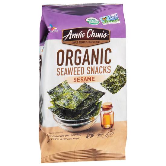 Annie Chun's Organic Seaweed Snacks (sesame)