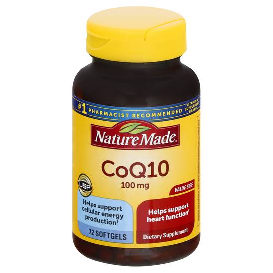 Nature Made Coq10 100 mg Softgels (72 ct)