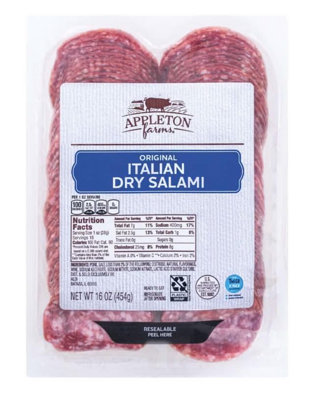 Appleton Farms Original Italian Dry Salami (16 oz)