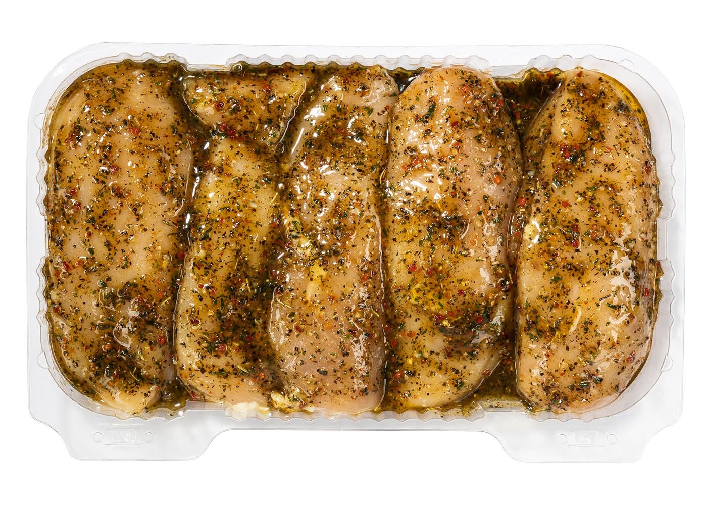 Poitrines De Poulet Sans Peau, Désossé Et Mariné / Marinated Boneless Skinless Chicken Breasts