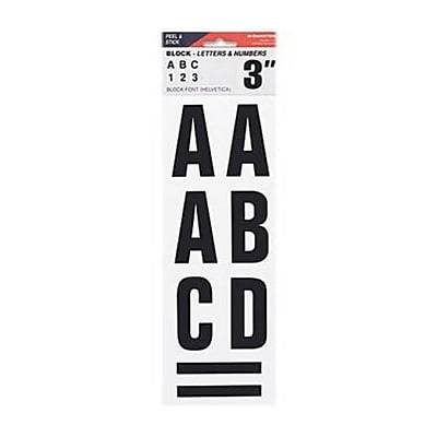 Cosco Creative Start Self-Adhesive Block White Letters and Symbols