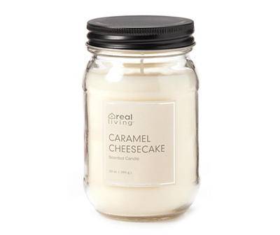 Real Living Mason Candle Jar (caramel cheesecake)