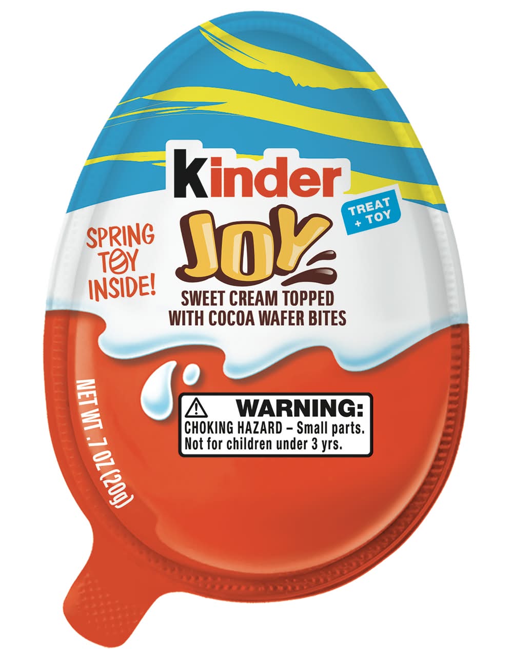 Kinder Joy Sweet Cream Topped With Cocoa Wafers Bites (0.7 oz)