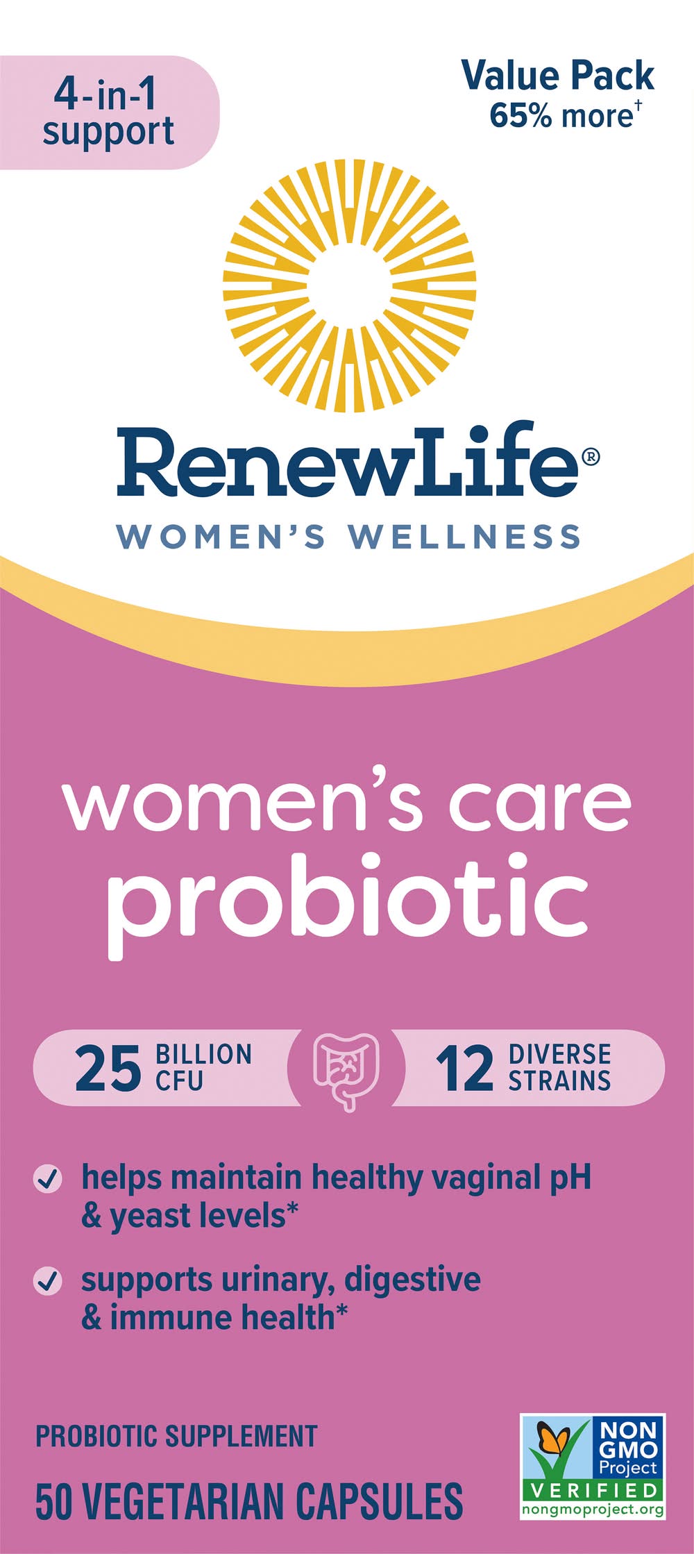 Renew Life Women's Care Probiotic Vegetarian Capsules (3.2 oz)