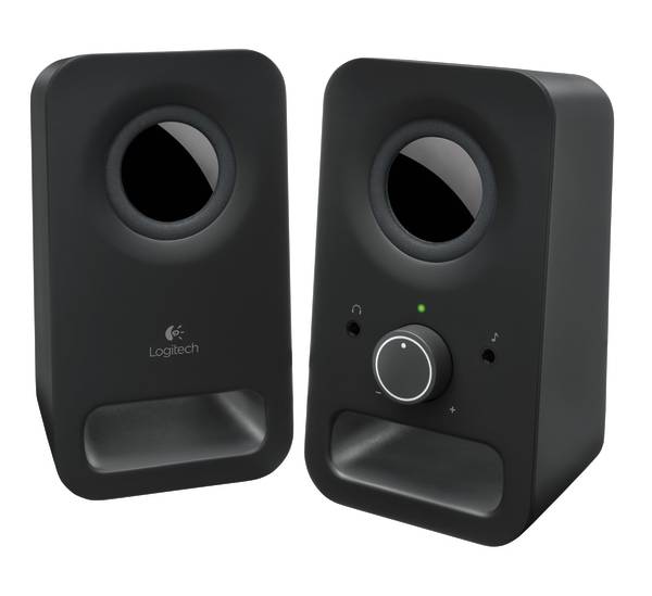 Logitech Multimedia Speakers Z150 With Stereo Sound, Black (2 ct)