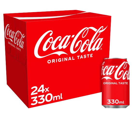 Coca-Cola Original Taste Soda (24 x 330ml)