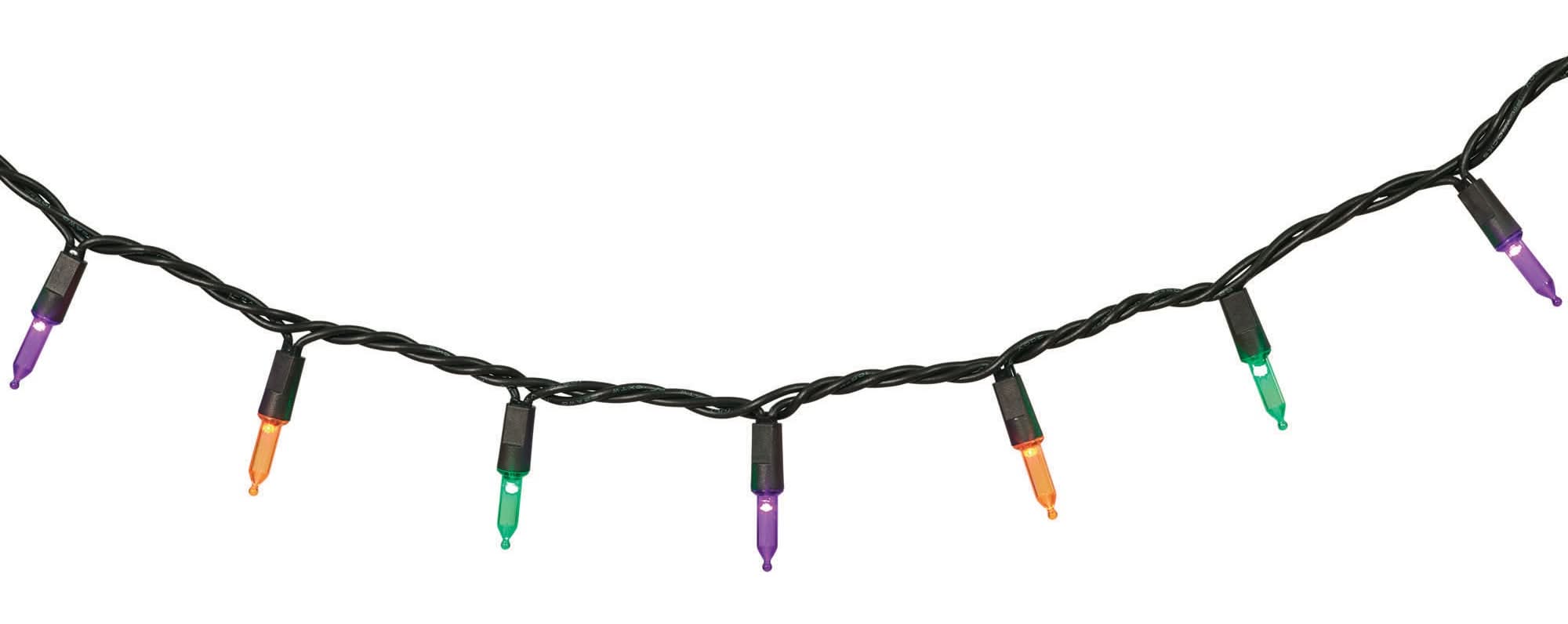 Haunted Living 100-Count 20-ft LED Multicolor Halloween String Lights