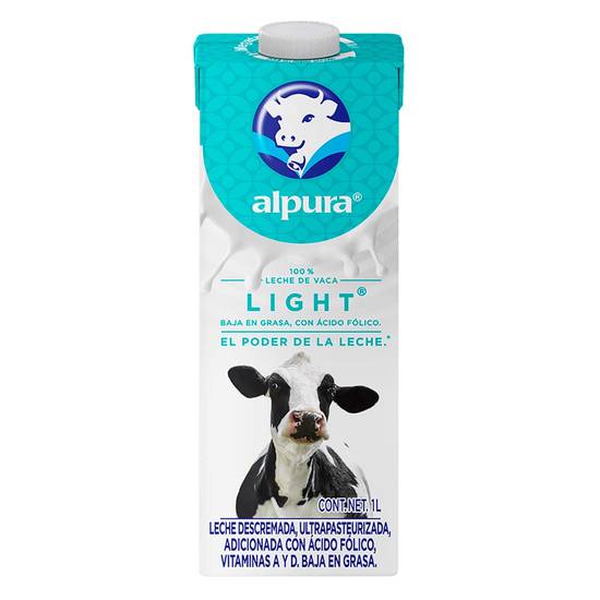 Alpura leche light ultrapasteurizada (1 l)