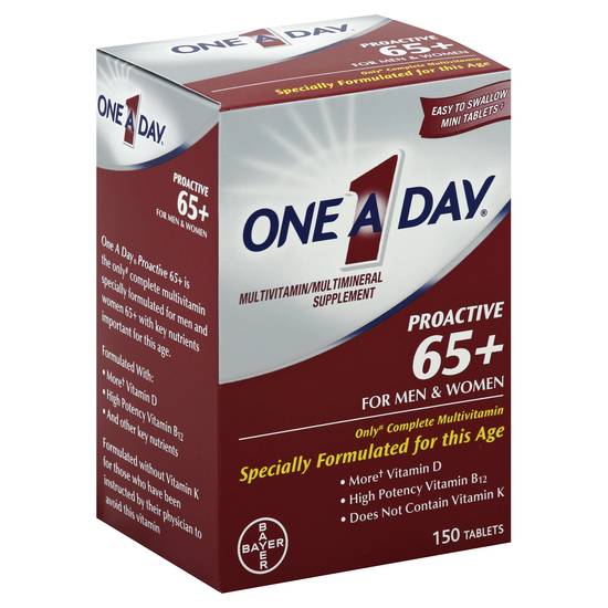 One a Day Multivitamin/Multimineral Supplement Tablets, (150 ct)