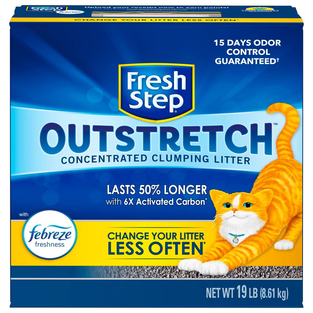 Fresh Step Outstretch Febreze Concentrated Clumping Litter (19 lbs)